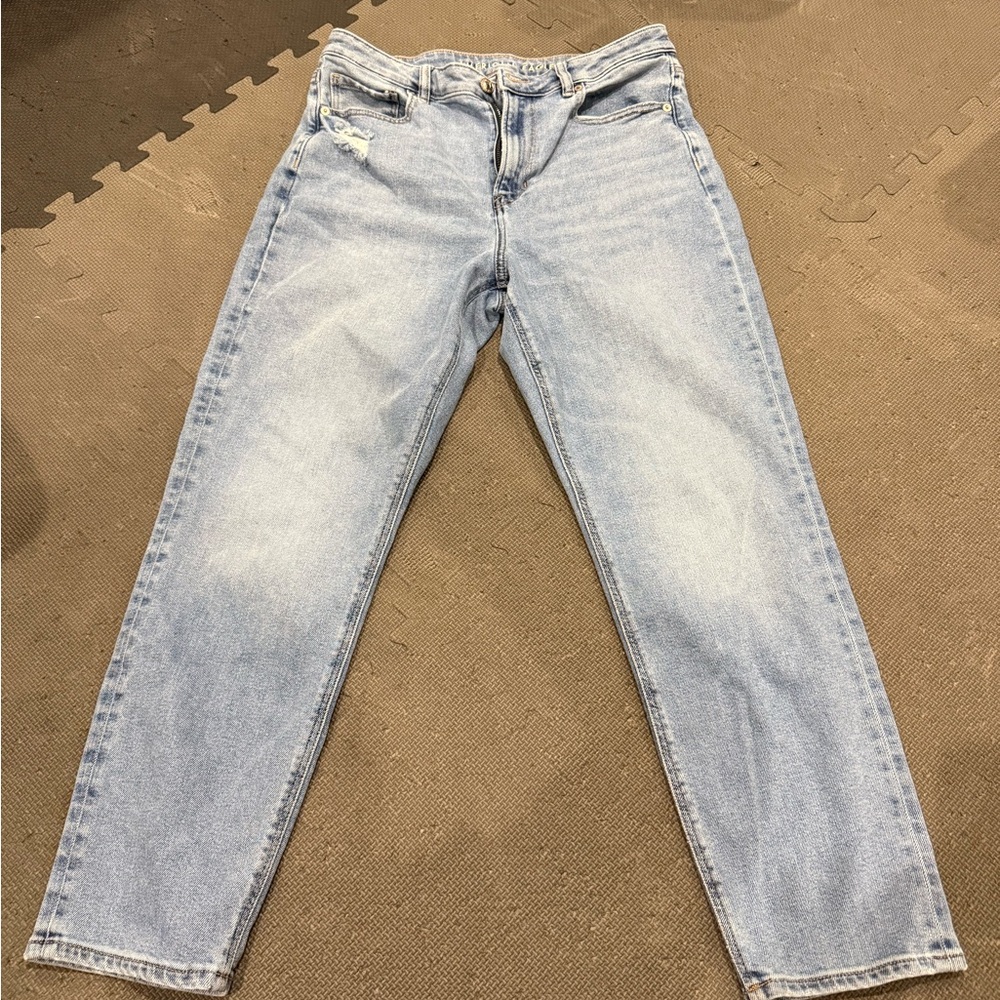 American Eagle Outfitters Light Wash Straight Leg Jeans